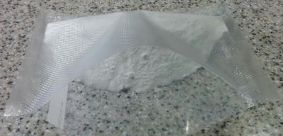 A bag of salt powder