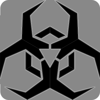 A virus/malware hazard icon